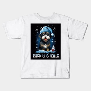 Bark The Halls Kids T-Shirt